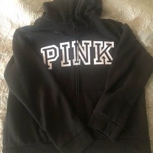 Final VS Pink Full Zip Hoodie